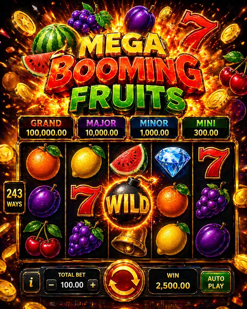 Слот Mega Booming Fruits
